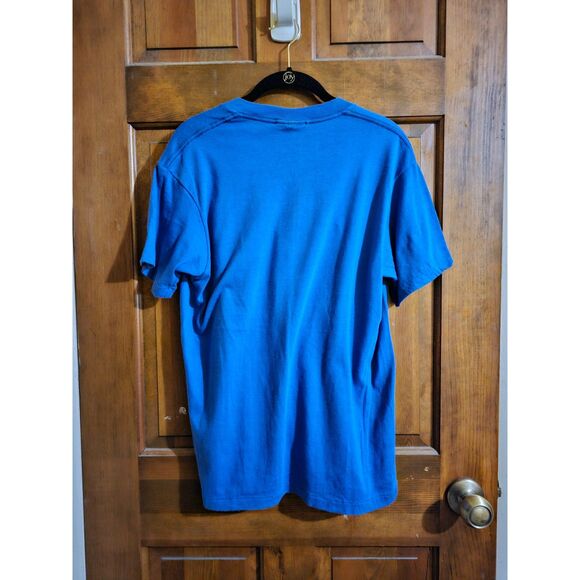 VTG SUPERMAN BIG LOGO Krypton Clothing Single Stitch T Shirt‎ L - Picture 3 of 3